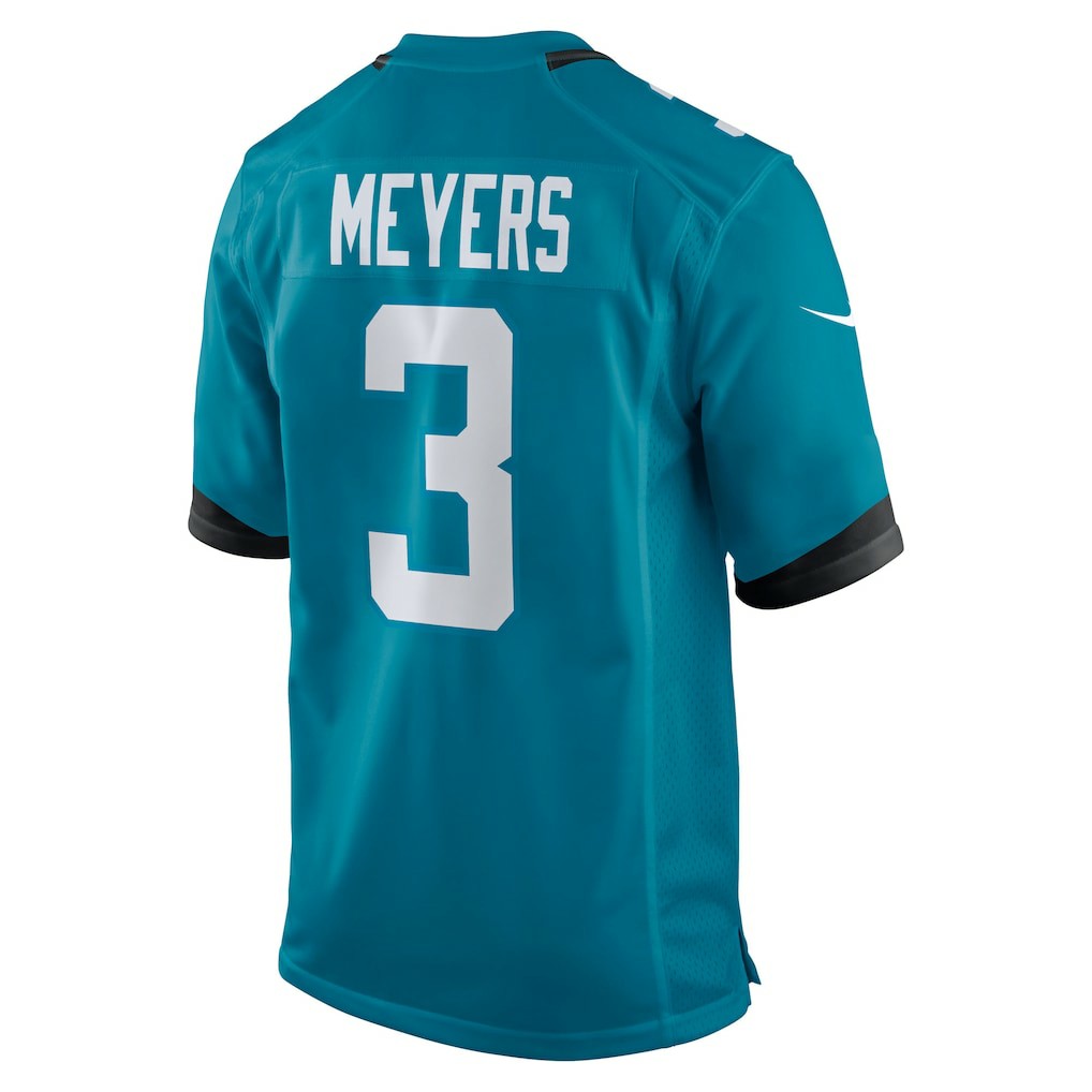 Jakobi Meyers Jacksonville Jaguars Team Game Jersey Teal - Nike