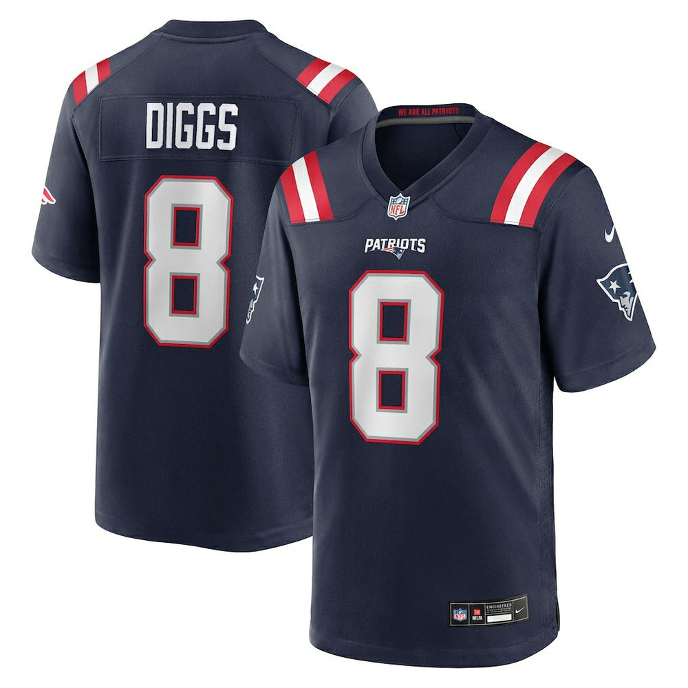 Stefon Diggs New England Patriots Game Jersey Navy - Nike