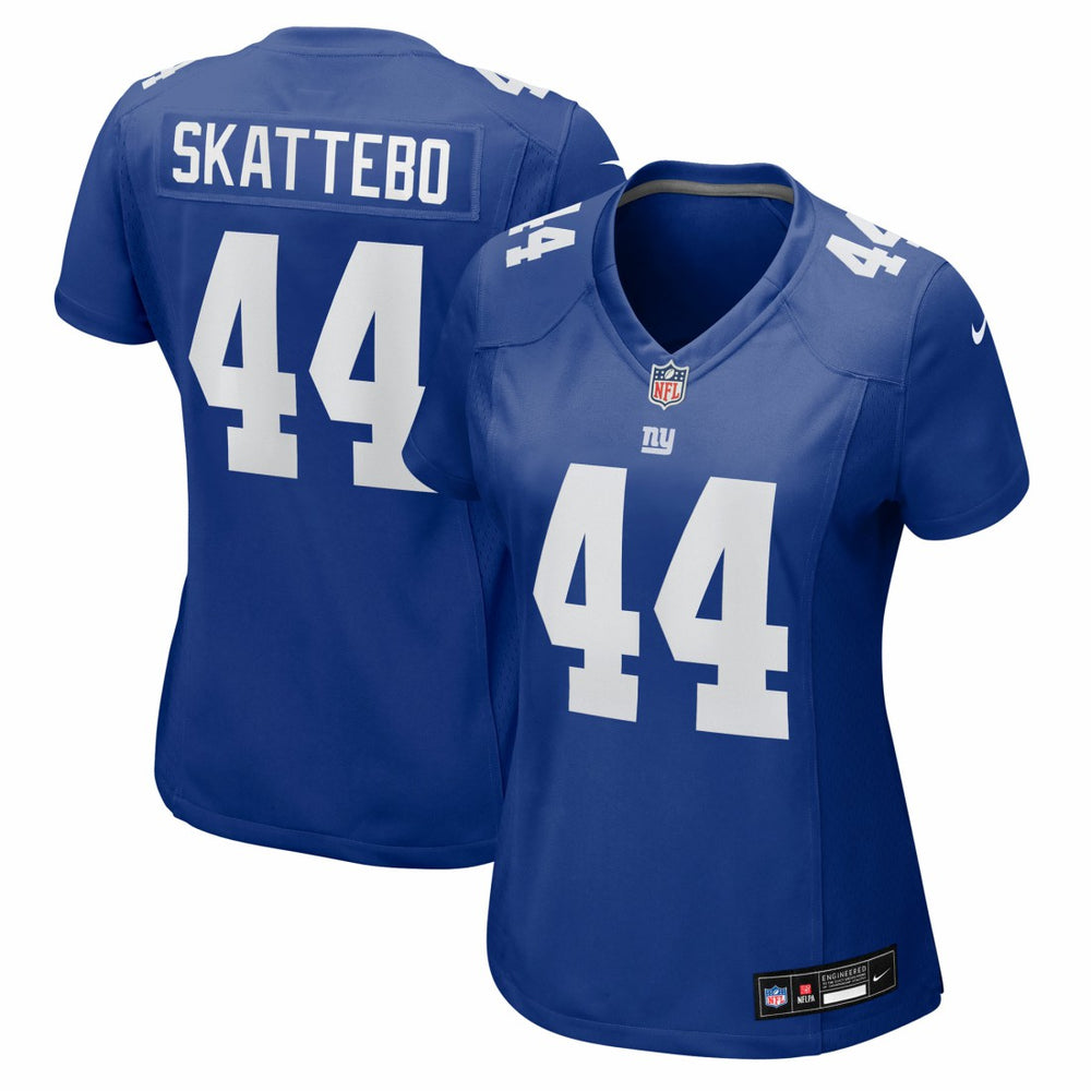 Cam Skattebo New York Giants Women's Team Game Player Jersey Royal - Nike