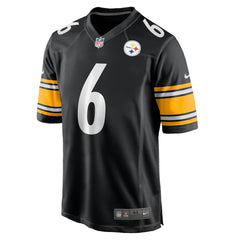 Patrick Queen Pittsburgh Steelers Game Player Jersey Black - Nike