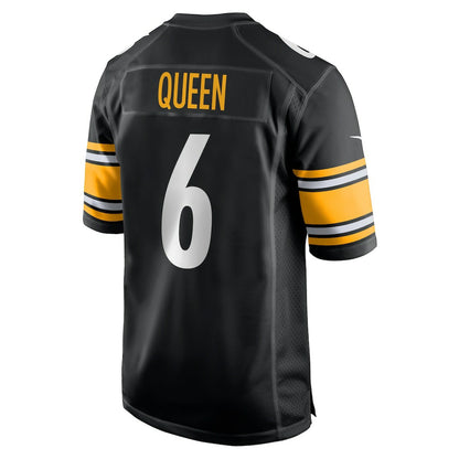 Patrick Queen Pittsburgh Steelers Game Player Jersey - Black | NFL Jerseys