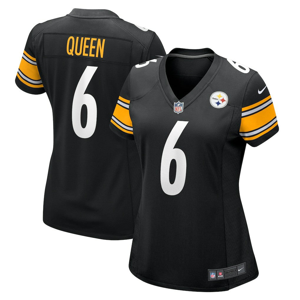 Patrick Queen Pittsburgh Steelers Women's Game Player Jersey Black - Nike