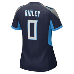 Calvin Ridley Tennessee Titans Women's Game Player Jersey Navy - Nike