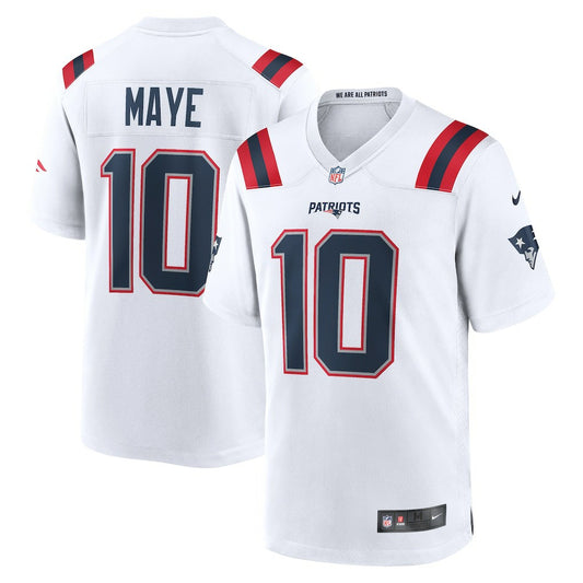 Drake Maye New England Patriots Player Game Jersey - White | NFL Jerseys