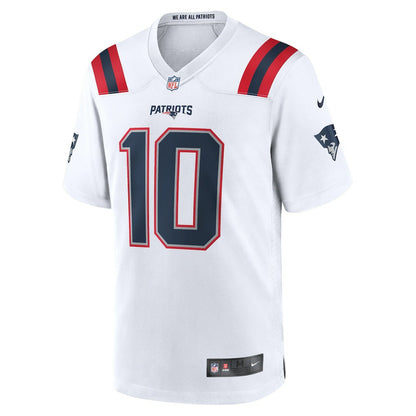 Drake Maye New England Patriots Player Game Jersey - White | NFL Jerseys