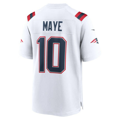 Drake Maye New England Patriots Player Game Jersey - White | NFL Jerseys