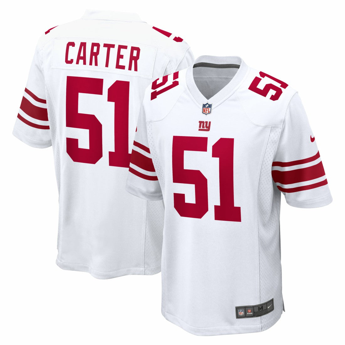 Abdul Carter New York Giants First Round Pick Game Jersey White - Nike