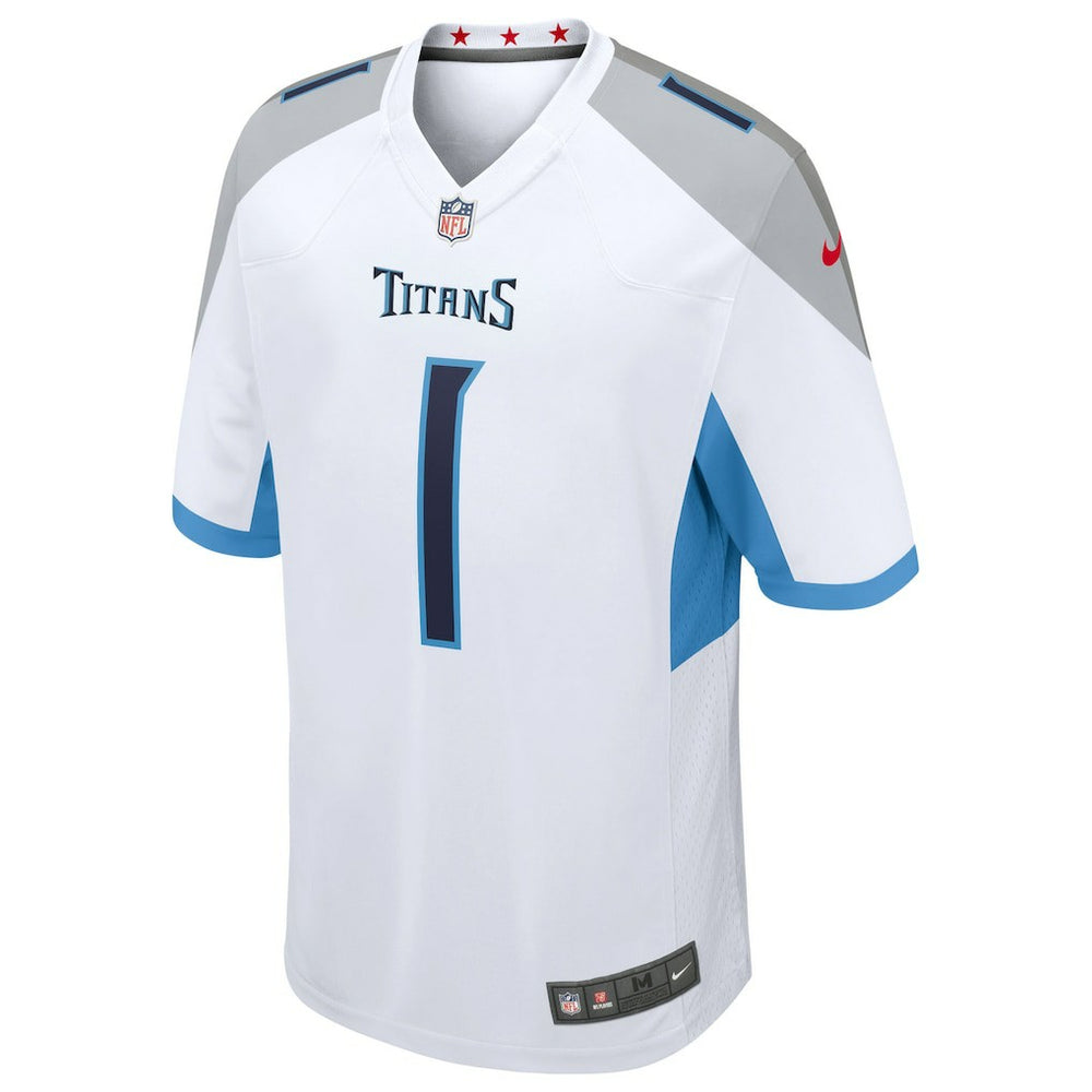 Cameron Ward Tennessee Titans 2025 NFL Draft First Round Pick Game Jersey White - Nike