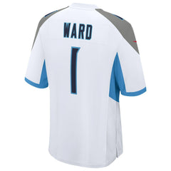 Cameron Ward Tennessee Titans 2025 NFL Draft First Round Pick Game Jersey White - Nike