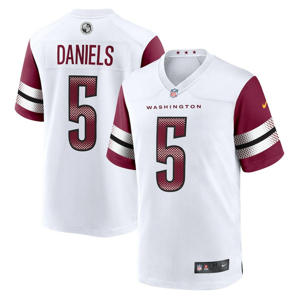 Jayden Daniels Washington Commanders Player Game Jersey White - Nike