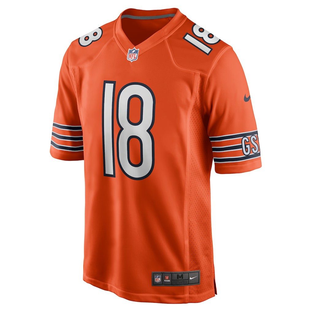 Caleb Williams Chicago Bears Alternate Player Game Jersey Orange - Nike