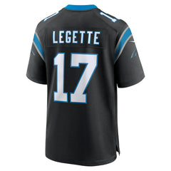Xavier Legette Carolina Panthers 2024 NFL First Round Pick Game Player Jersey Black - Nike