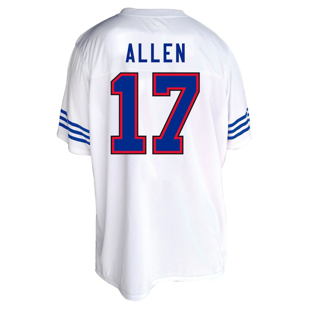 Josh Allen Buffalo Bills Women's Plus Size Fashion Jersey White - Fanatics