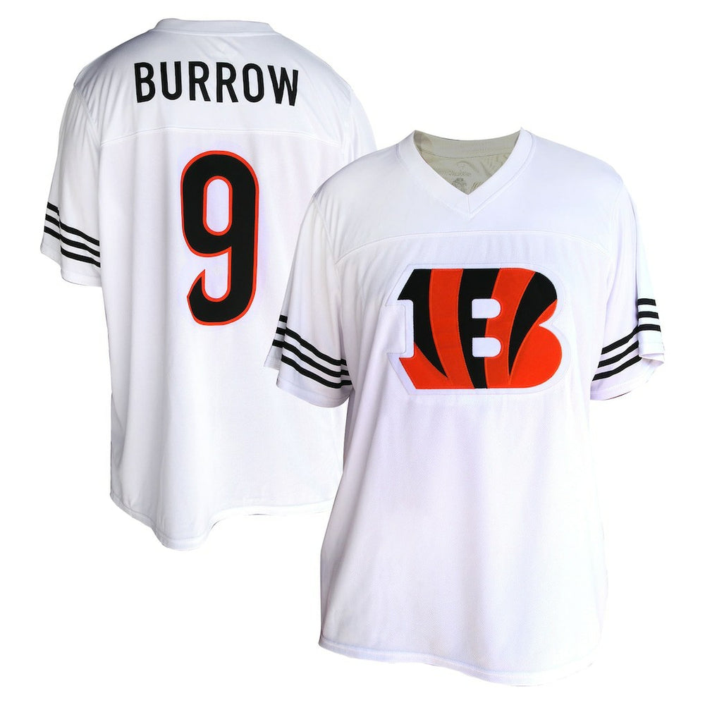 Joe Burrow Cincinnati Bengals Women's Plus Size Fashion Jersey White - Fanatics