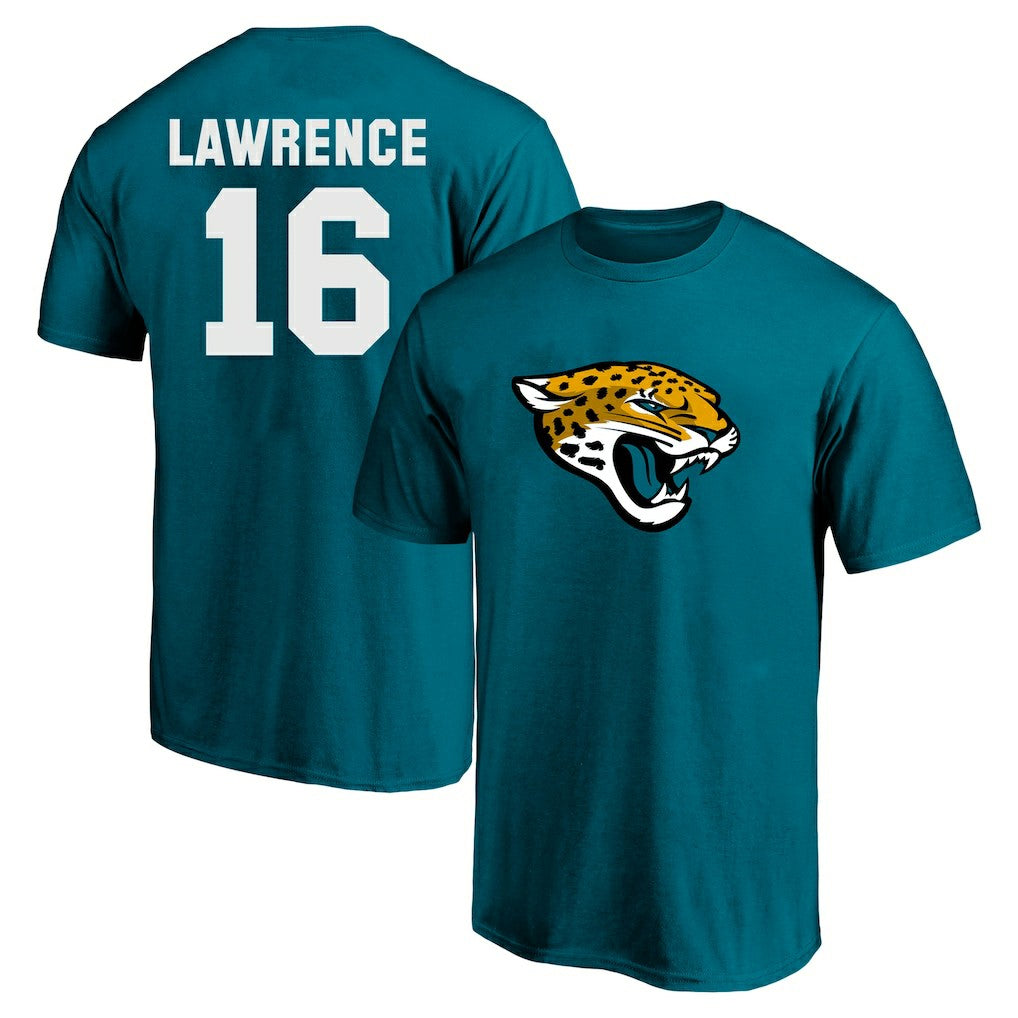 Trevor Lawrence Jacksonville Jaguars Big & Tall Player Name & Number T-Shirt Teal - Fanatics