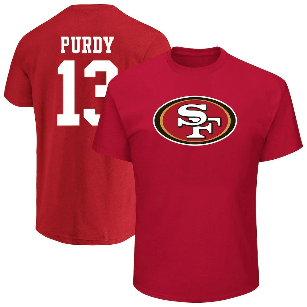 Brock Purdy San Francisco 49ers Big & Tall Player Name & Number T-Shirt Scarlet - Fanatics