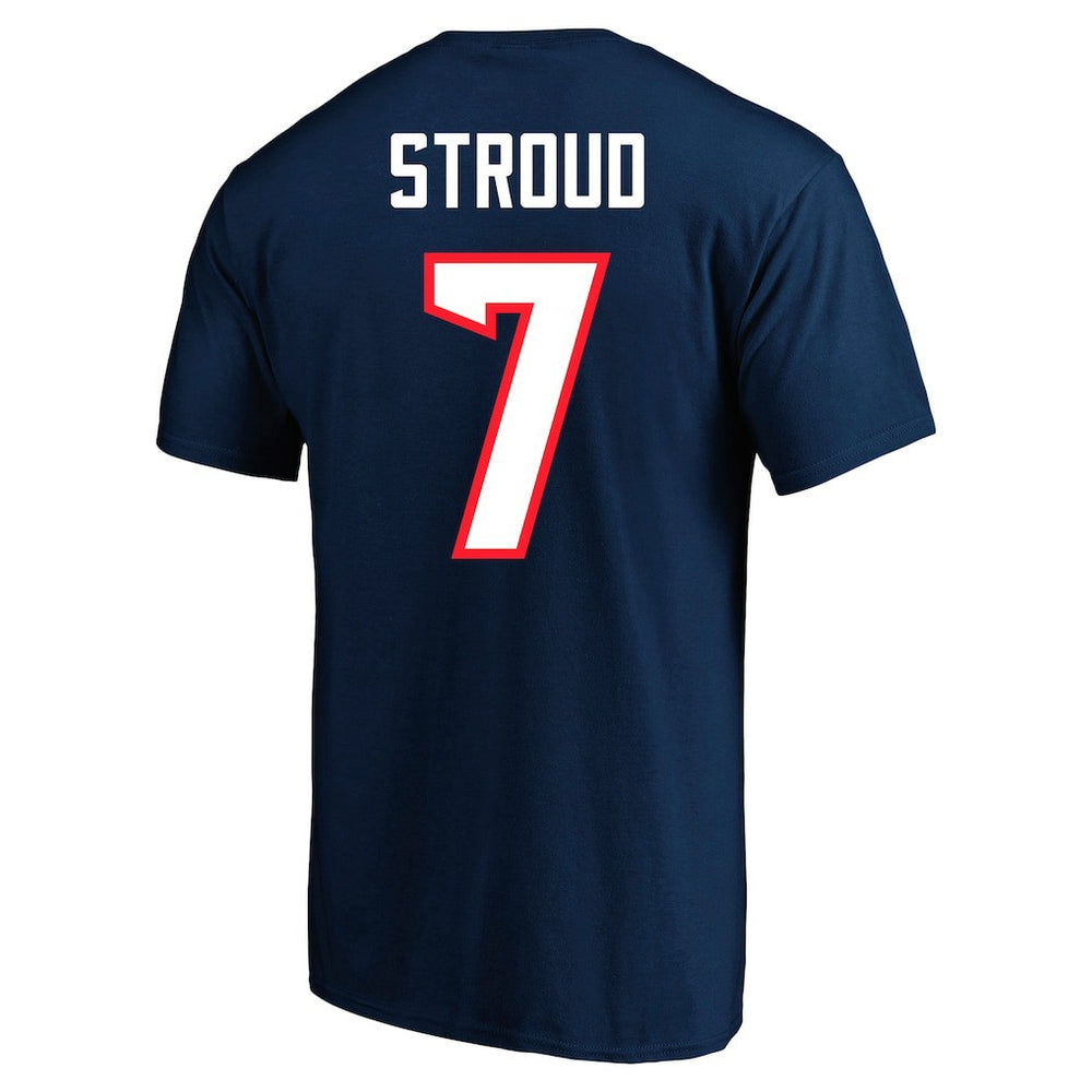 C.J. Stroud Houston Texans Big & Tall Player Name & Number T-Shirt Navy - Fanatics