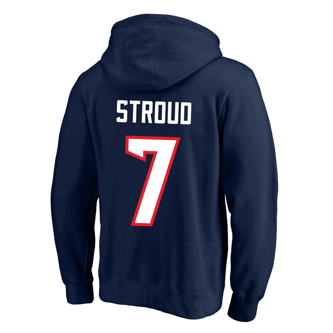 C.J. Stroud Houston Texans Big & Tall Name & Number Fleece Pullover Hoodie Navy - Fanatics