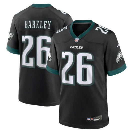 Saquon Barkley Philadelphia Eagles Alternate Game Jersey - Black | NFL Jerseys