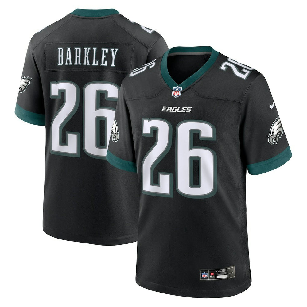 Saquon Barkley Philadelphia Eagles Alternate Game Jersey Black - Nike