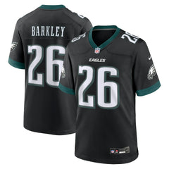 Saquon Barkley Philadelphia Eagles Alternate Game Jersey Black - Nike