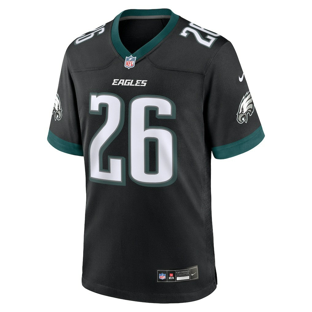 Saquon Barkley Philadelphia Eagles Alternate Game Jersey - Black | NFL Jerseys