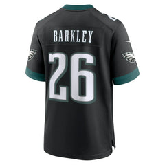 Saquon Barkley Philadelphia Eagles Alternate Game Jersey Black - Nike