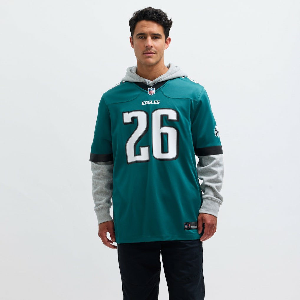 Saquon Barkley Philadelphia Eagles Game Player Jersey Midnight Green - Nike