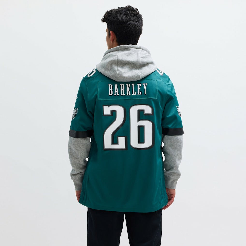 Saquon Barkley Philadelphia Eagles Game Player Jersey Midnight Green - Nike