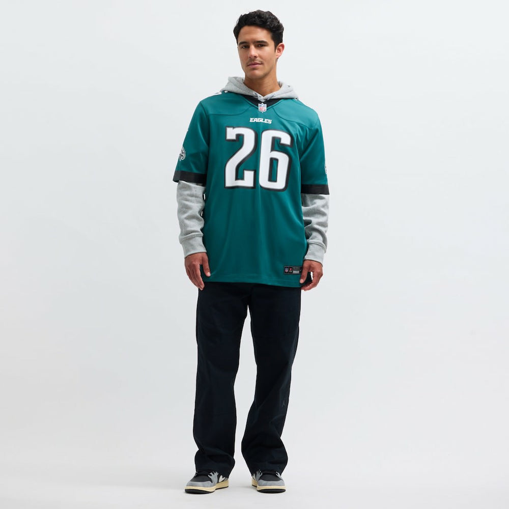 Saquon Barkley Philadelphia Eagles Game Player Jersey Midnight Green - Nike