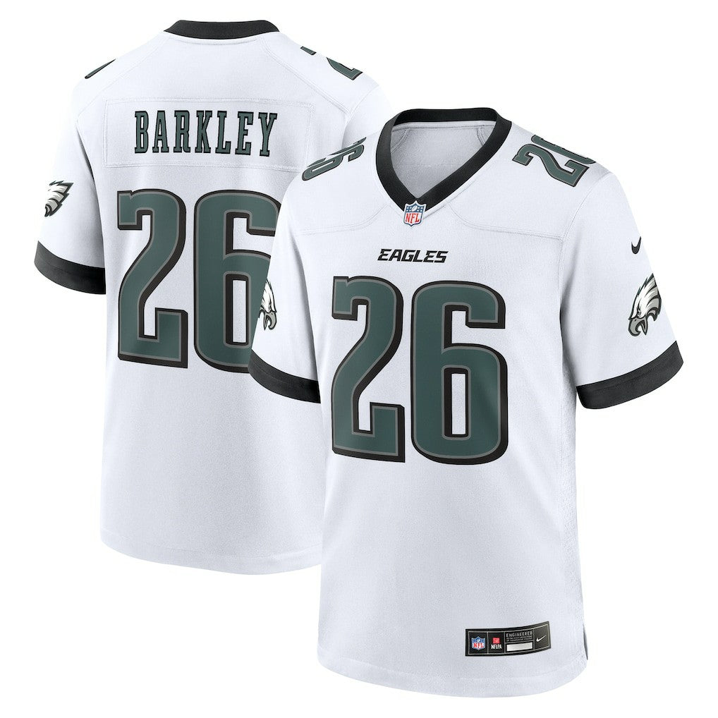 Saquon Barkley Philadelphia Eagles Game Jersey - White | NFL Jerseys