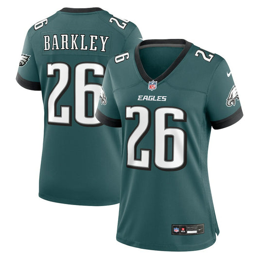 Saquon Barkley Philadelphia Eagles Women's Game Player Jersey - Midnight Green | NFL Jerseys
