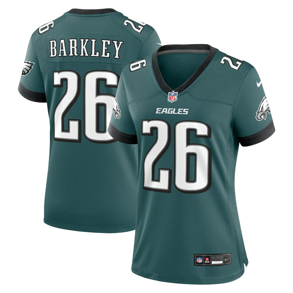 Saquon Barkley Philadelphia Eagles Women's Game Player Jersey Midnight Green - Nike