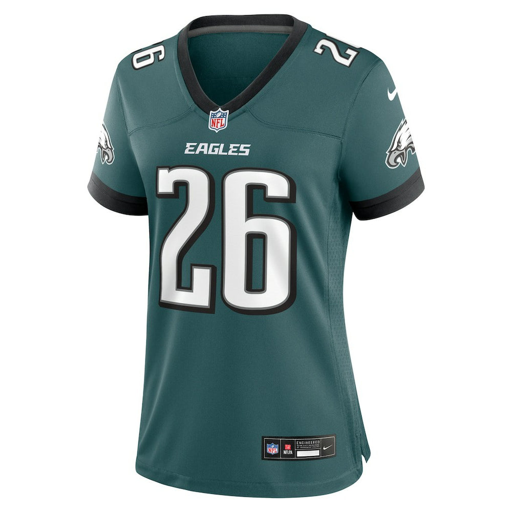 Saquon Barkley Philadelphia Eagles Women's Game Player Jersey Midnight Green - Nike