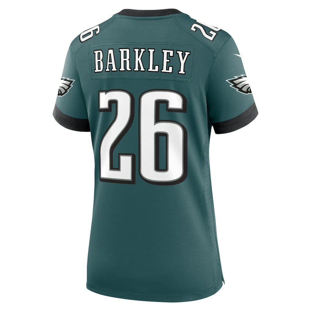 Saquon Barkley Philadelphia Eagles Women's Game Player Jersey Midnight Green - Nike