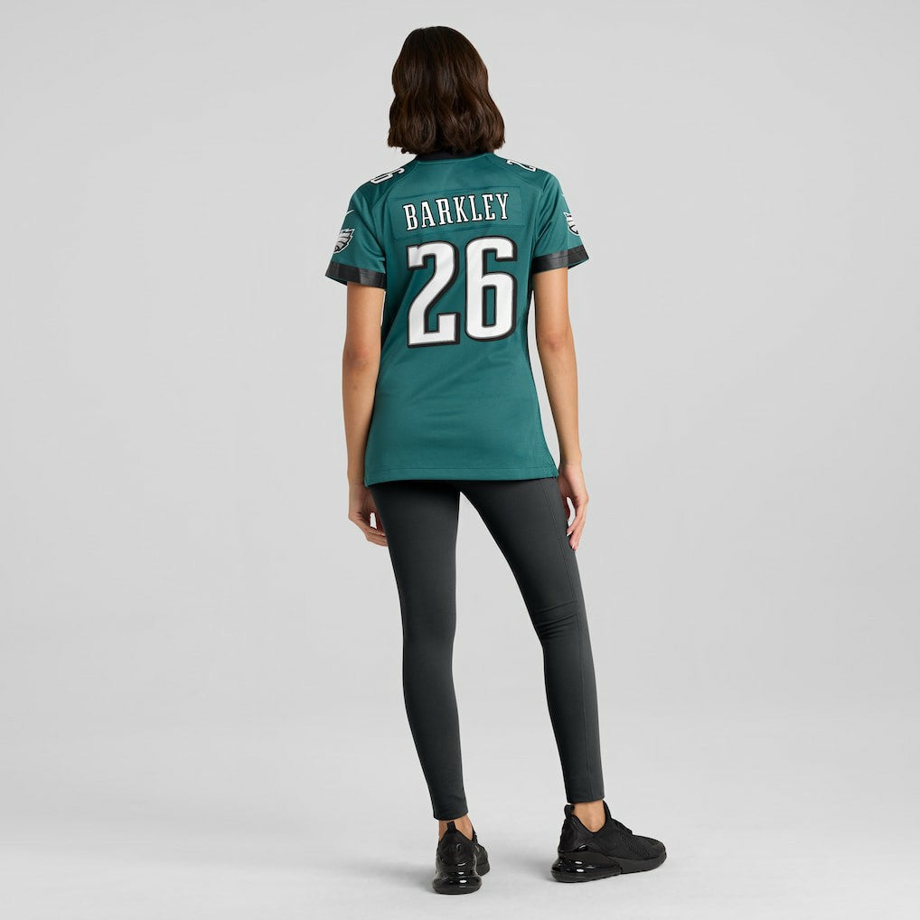 Saquon Barkley Philadelphia Eagles Women's Game Player Jersey Midnight Green - Nike