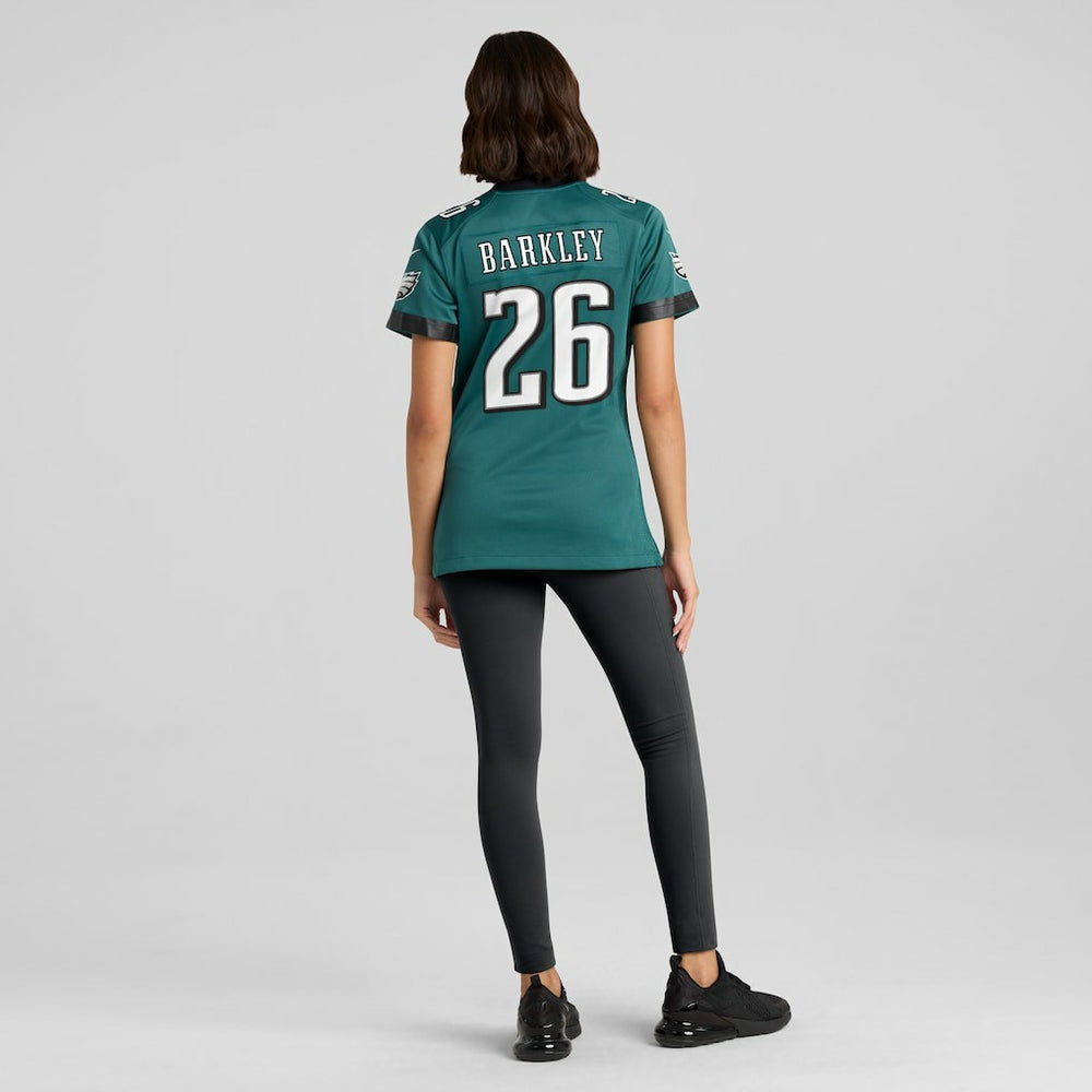 Saquon Barkley Philadelphia Eagles Women's Game Player Jersey Midnight Green - Nike