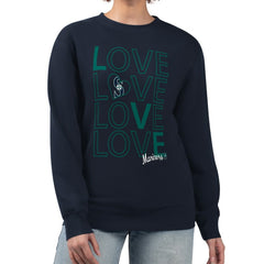 Seattle Mariners G-III 4Her by Carl Banks Women's Love Team Logo Fleece Pullover Sweatshirt Near Me