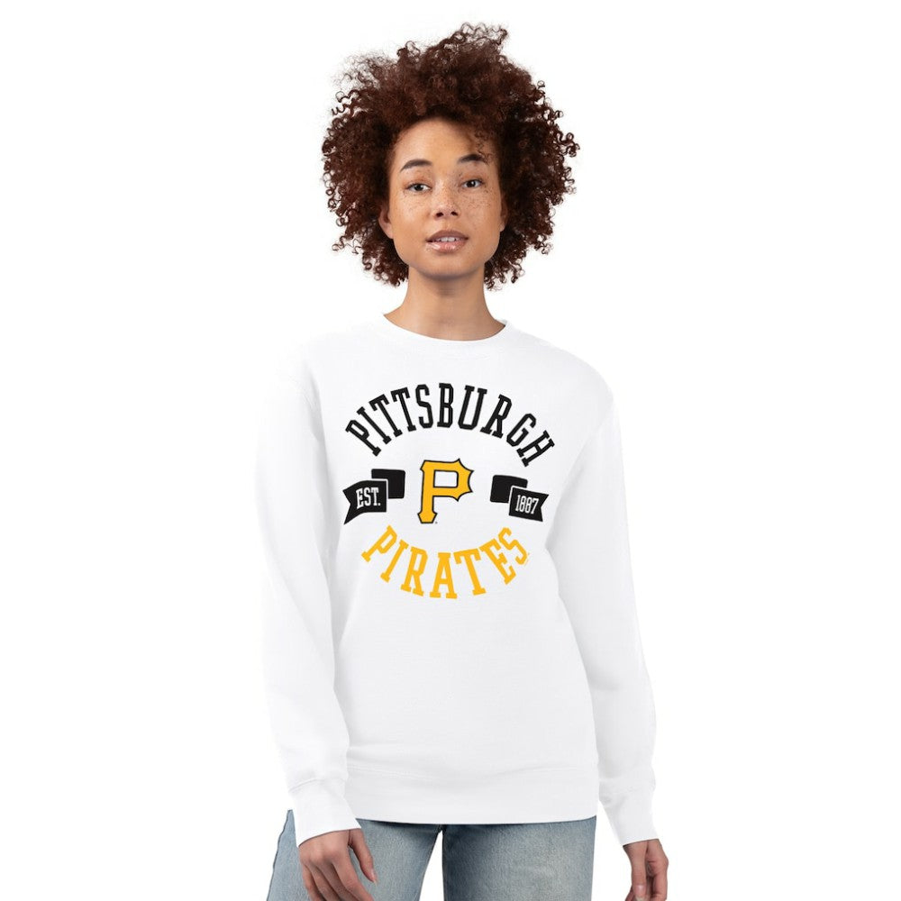 Pittsburgh Pirates G-III 4Her by Carl Banks Women's Team Logo Fleece Pullover Sweatshirt Lifestyle