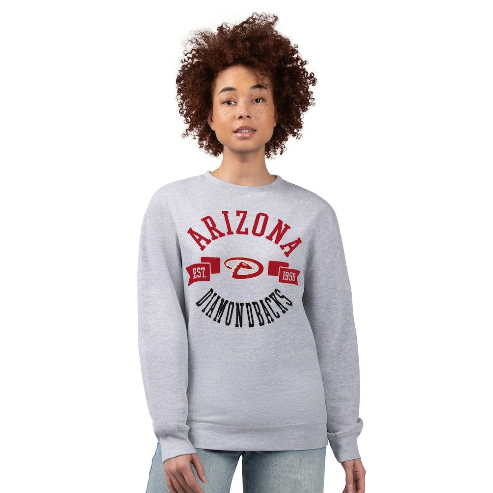 Arizona Diamondbacks G-III 4Her by Carl Banks Women's Team Logo Fleece Pullover Sweatshirt discount