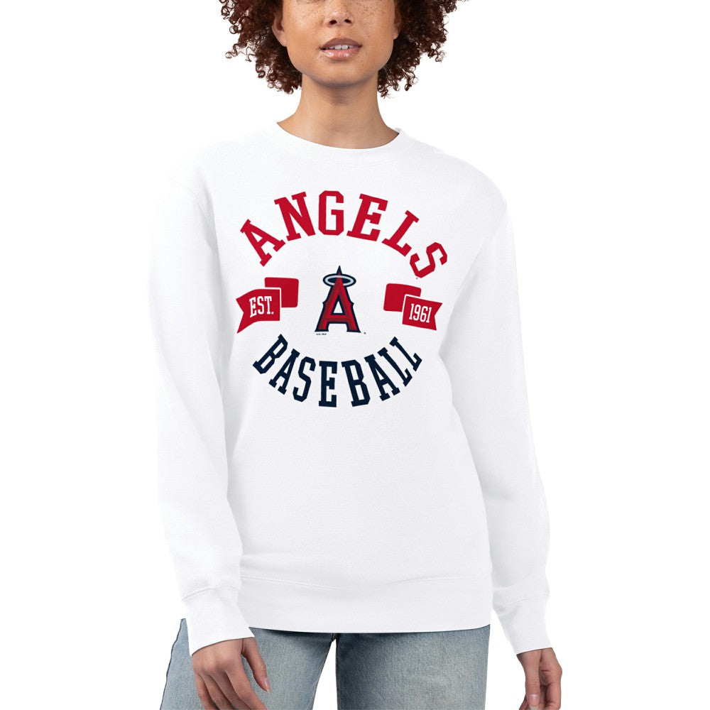 Los Angeles Angels G-III 4Her by Carl Banks Women's Team Logo Fleece Pullover Sweatshirt Near Me