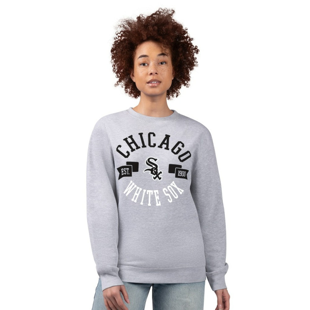 Chicago White Sox G-III 4Her by Carl Banks Women's Team Logo Fleece Pullover Sweatshirt Clearance