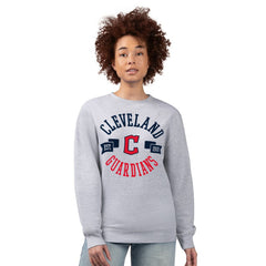 Cleveland Guardians G-III 4Her by Carl Banks Women's Team Logo Fleece Pullover Sweatshirt Clearance