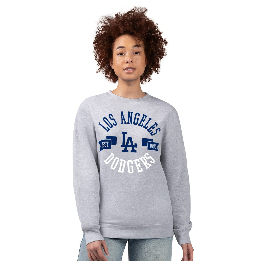 Los Angeles Dodgers G-III 4Her by Carl Banks Women's Team Logo Fleece Pullover Sweatshirt Near Me