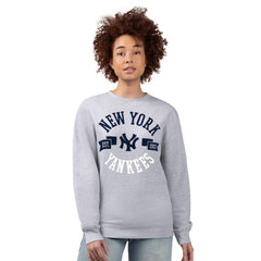New York Yankees G-III 4Her by Carl Banks Women's Team Logo Fleece Pullover Sweatshirt Near Me