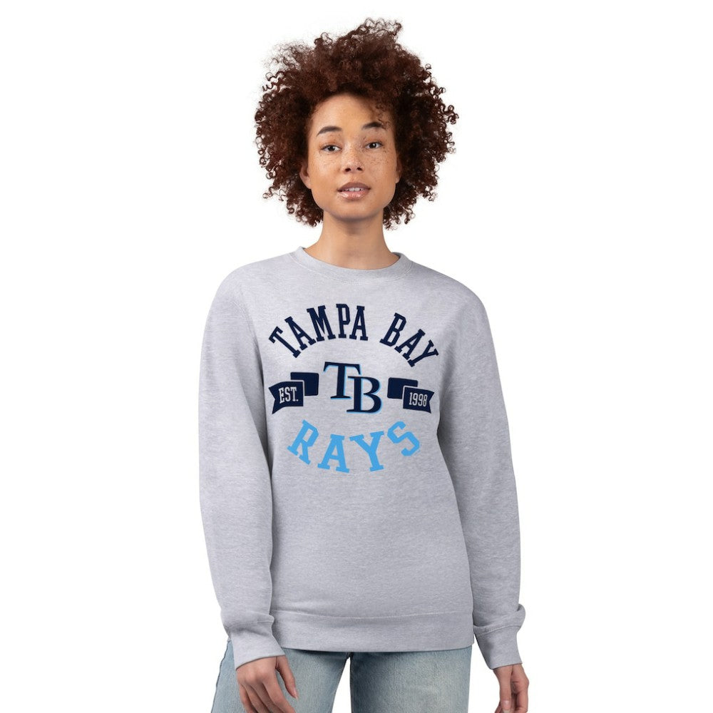 Tampa Bay Rays G-III 4Her by Carl Banks Women's Team Logo Fleece Pullover Sweatshirt Online