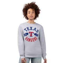 Texas Rangers G-III 4Her by Carl Banks Women's Team Logo Fleece Pullover Sweatshirt discount