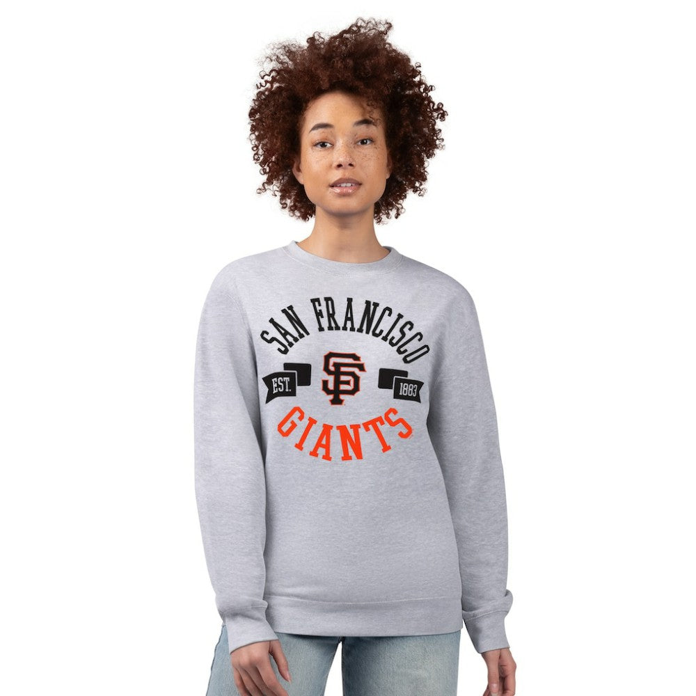 San Francisco Giants G-III 4Her by Carl Banks Women's Team Logo Fleece Pullover Sweatshirt Clearance