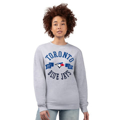 Toronto Blue Jays G-III 4Her by Carl Banks Women's Team Logo Fleece Pullover Sweatshirt Lifestyle