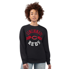 Cincinnati Reds G-III 4Her by Carl Banks Women's Team Logo Fleece Pullover Sweatshirt Clearance